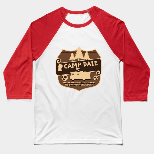 Camp Dale Baseball T-Shirt by Spikeani